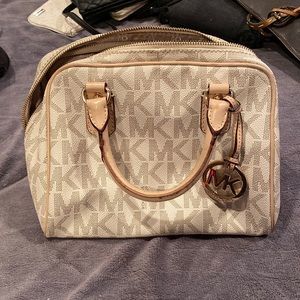 MK small white purse